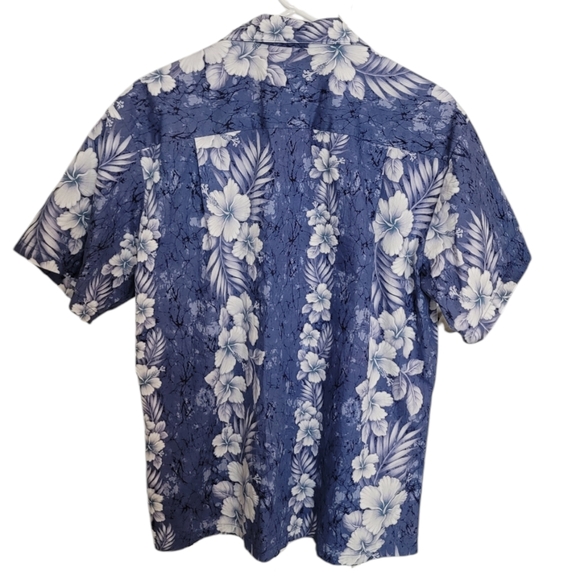 Halekulani Floral Hawaiian Button Down Shirt - Picture 6 of 7